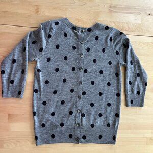 Boden Polka Dot Sweater - Button Down Back